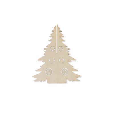 PINERY. Collapsible wooden Christmas tree to colour